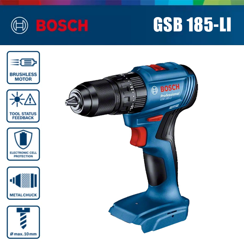 Bosch Drill Gsb 18V - Trapano avvitatore a percussione senza fili