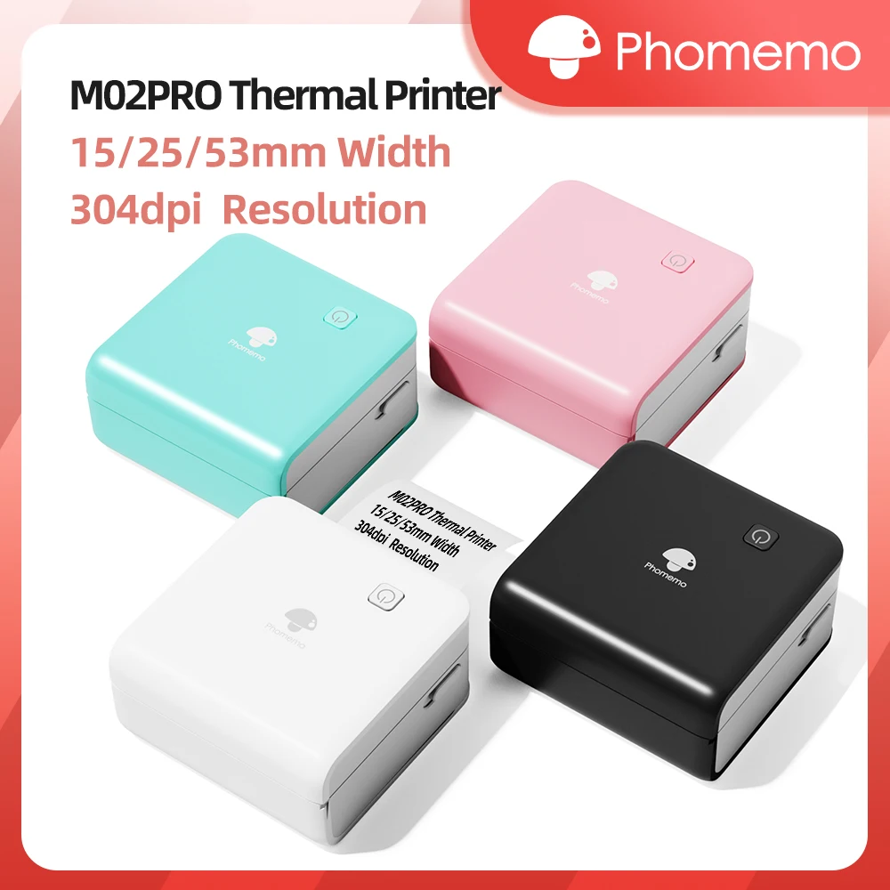 Commercial Printing Labels - Phomemo M02Pro Mini stampante portatile etichettatrice
