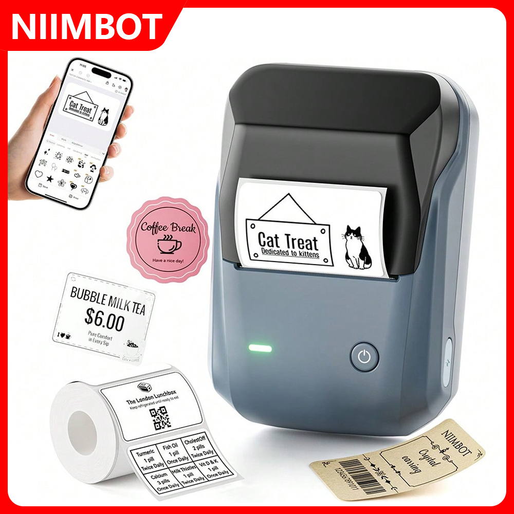 Commercial Printing Labels - Stampante Termica Portatile NIIMBOT B1 da